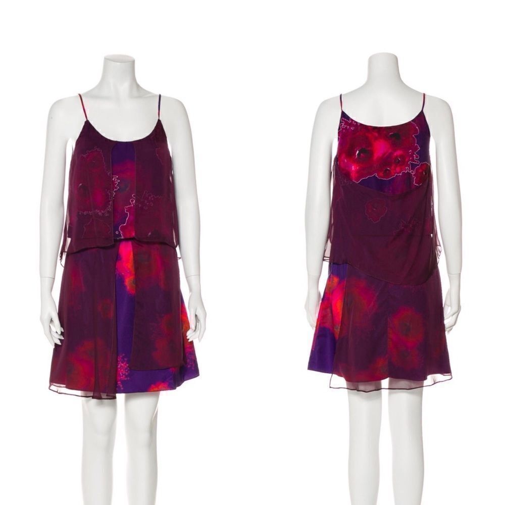 Timo Weiland Abstract Print Mini Dress Sz 6 NWT